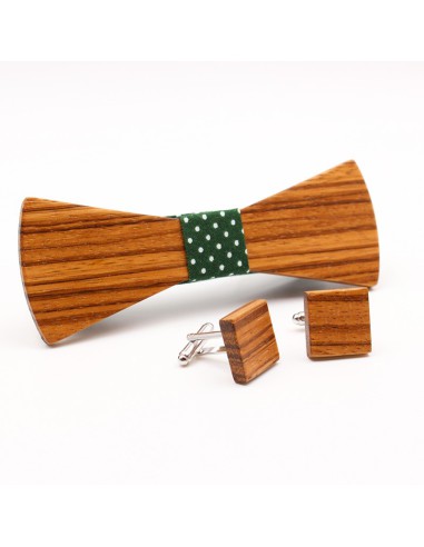 Gemelos madera zebrano