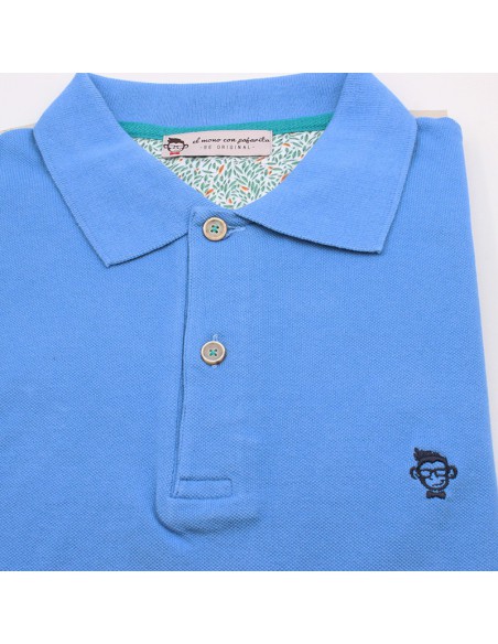 POLO BASIC AZUL