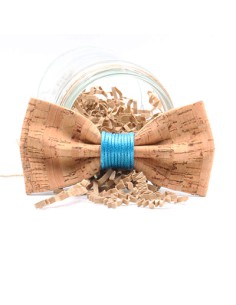 PAJARITA Corcho Cuerda Celeste