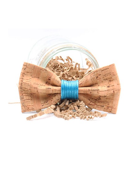 PAJARITA Corcho Cuerda Celeste