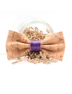 PAJARITA Corcho Cuerda Malva