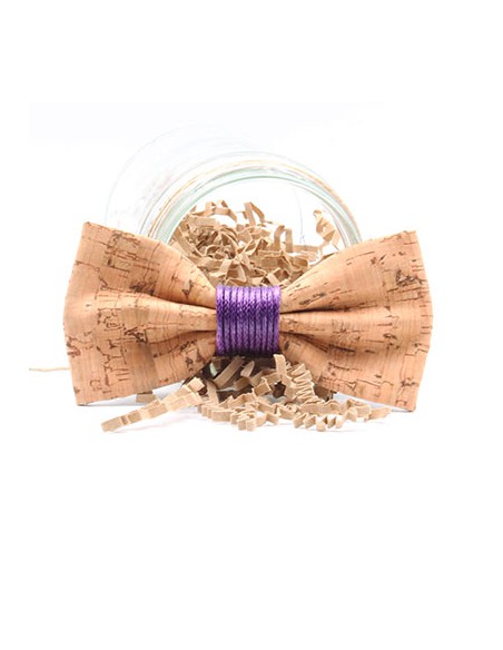 PAJARITA Corcho Cuerda Malva