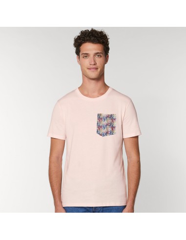 CAMISETA ROSA PALMERAS