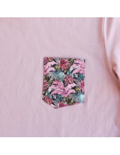 CAMISETA LILA PALMERAS 2
