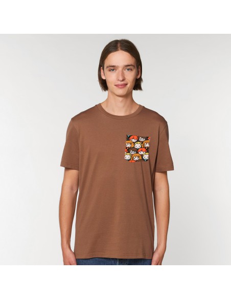 CAMISETA MARRÓN KAWAII