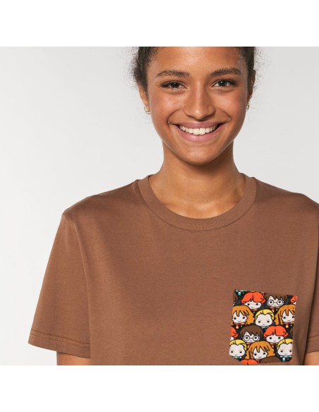 CAMISETA MARRÓN KAWAII