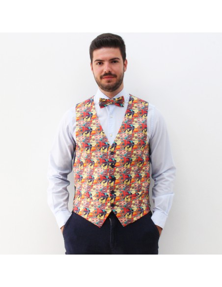 CHALECO HOMBRE POP ART CHALECO HOMBRE POP ART