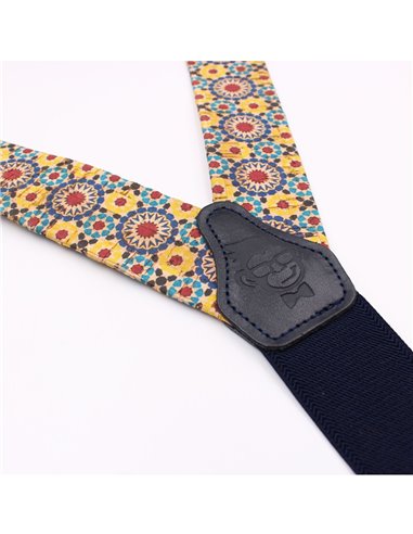 Conjunto Tirantes y Pajarita  Corcho Chiado