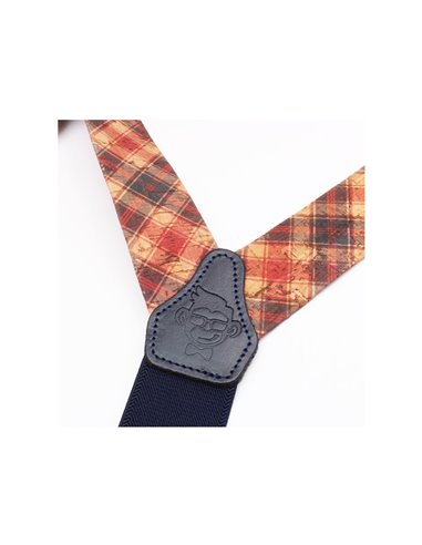 Conjunto Tirantes y Pajarita  Corcho Cuadros
