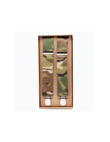 Conjunto Tirantes y Pajarita  Camuflaje