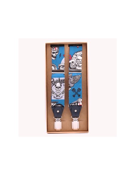 Conjunto Tirantes y Pajarita Motorcycles Conjunto Tirantes y Pajarita Motorcycles