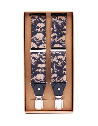 Conjunto Tirantes y Pajarita Death