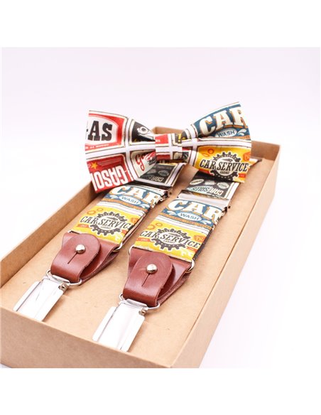 Conjunto Tirantes y Pajarita Car Service