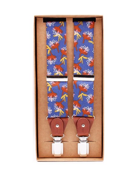 Conjunto Tirantes y Pajarita  Flor de Otoño