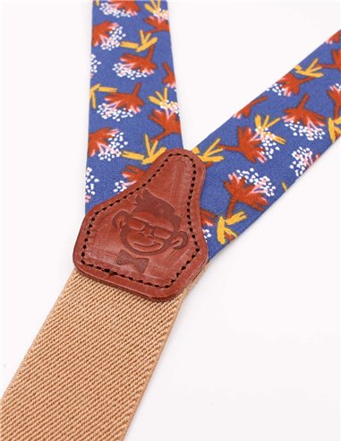 Conjunto Tirantes y Pajarita  Flor de Otoño