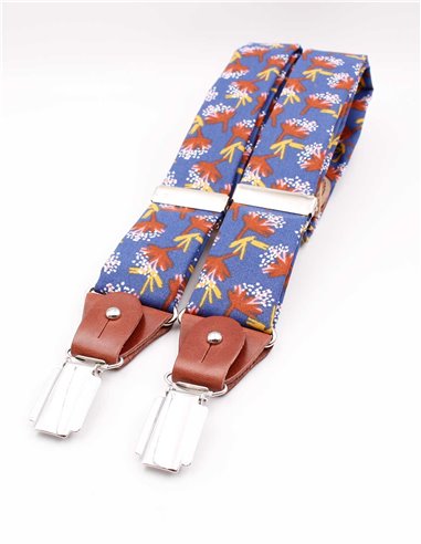 Conjunto Tirantes y Pajarita  Flor de Otoño