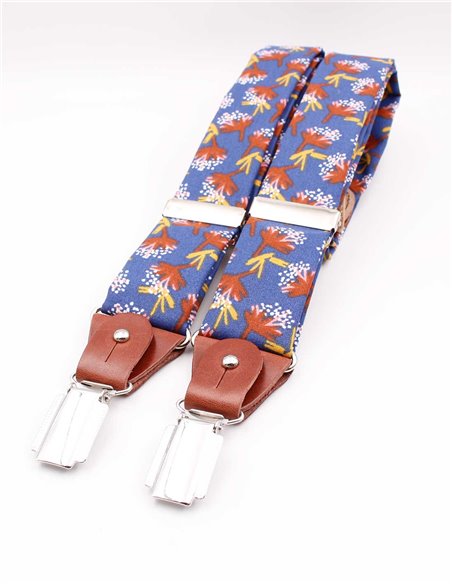 Conjunto Tirantes y Pajarita  Flor de Otoño