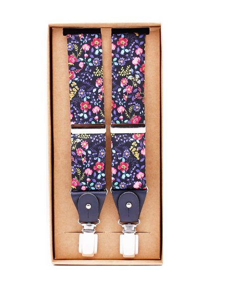 Conjunto Tirantes y Pajarita  Crisantemo