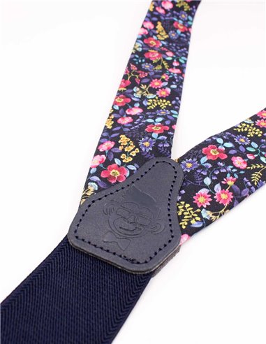 Conjunto Tirantes y Pajarita  Crisantemo