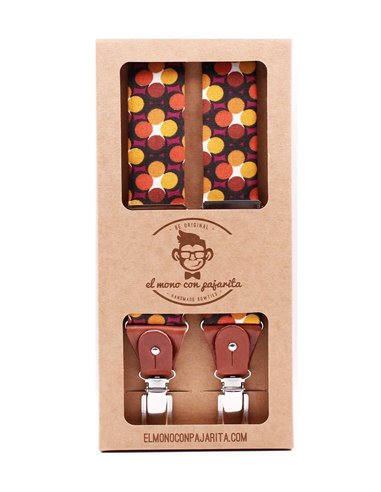 Conjunto Tirantes y Pajarita Bowie