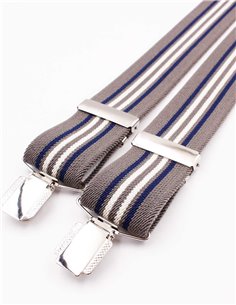 Tirantes Raya Gris Y