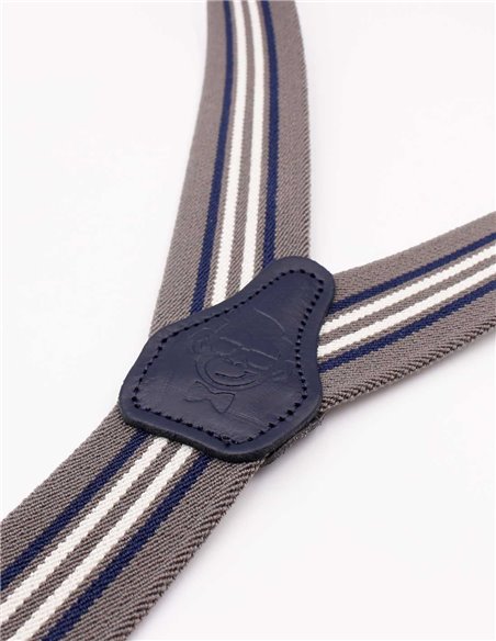 Tirantes Raya Gris Y