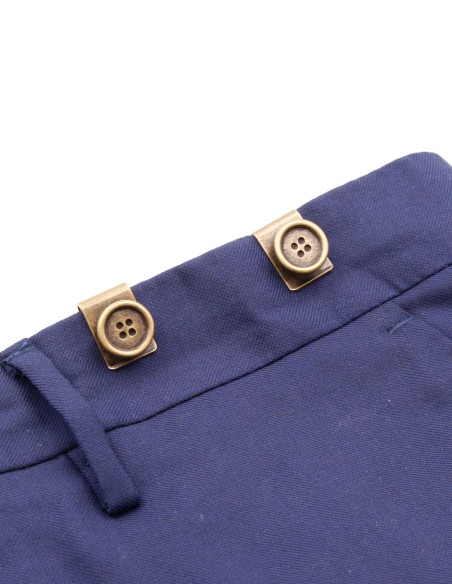 Juego 6 Botones para tirantes Bronce