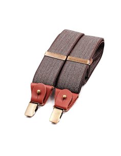 Tirantes Espiga Marrón