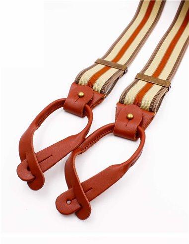 Tirantes Rayas Marrones