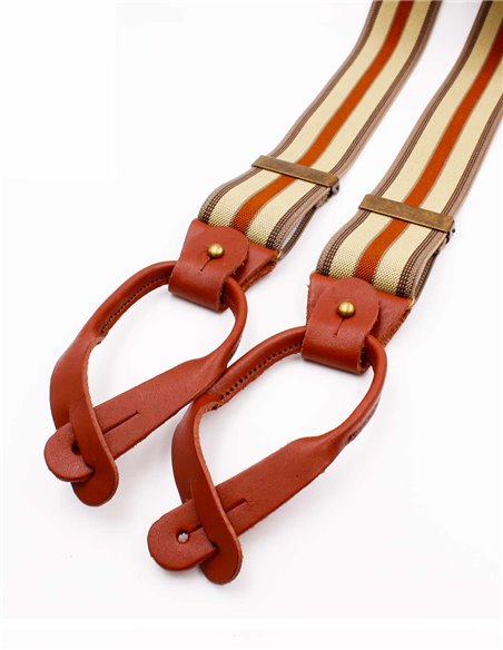 Tirantes Rayas Marrones