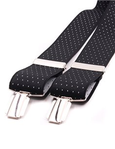 Tirantes Negro Mini lunares blancos X/Y 2