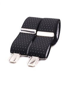 Tirantes Negro Mini lunares blancos X/Y