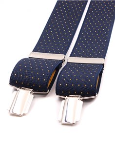 Tirantes color Azul Marino lunares Amarillos X/Y 2