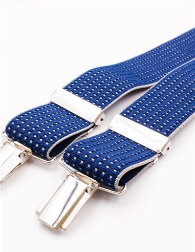 Tirantes Azul micro lunares relieve X/Y