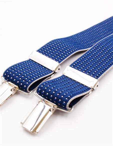 Tirantes Azul micro lunares relieve X/Y