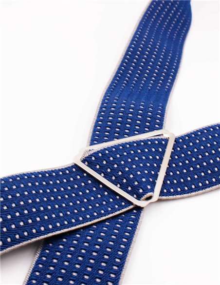 Tirantes Azul micro lunares relieve X/Y