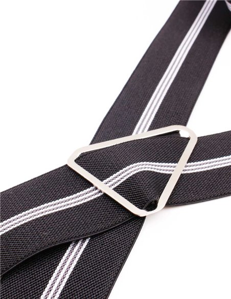 Tirantes Raya fina negro X/Y