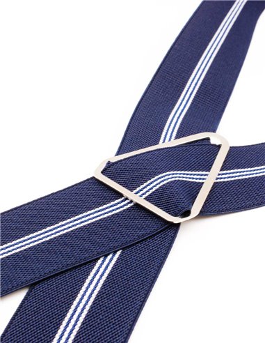 Tirantes Raya fina azul marino X/Y