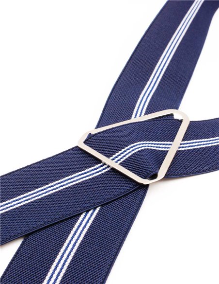 Tirantes Raya fina azul marino X/Y