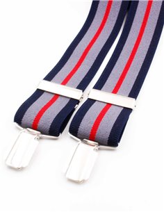 Tirantes Raya Gris-Rojo X/Y 2