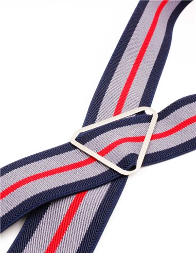 Tirantes Raya Gris-Rojo X/Y