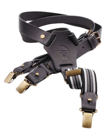 Tirantes Cuero Jesse James Negro Tirantes Cuero Jesse James Negro