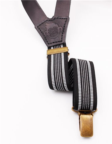 Tirantes Cuero Negro Cooper