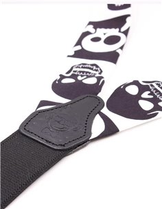 Conjunto Tirantes y Pajarita Calaveras Cuadro 2