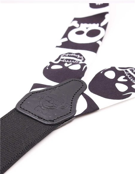 Conjunto Tirantes y Pajarita Calaveras Cuadro