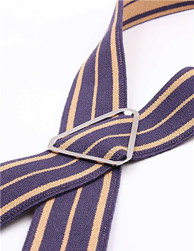 Tirantes Raya Azul Beige X/Y