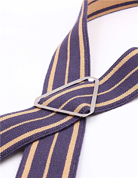 Tirantes Raya Azul Beige X/Y