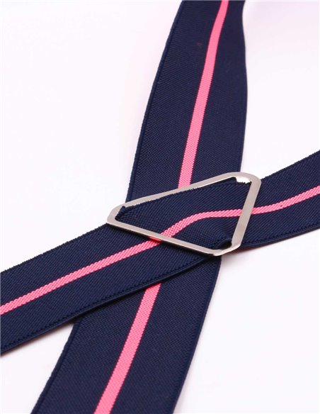 Tirantes Raya Azul Rosa X/Y