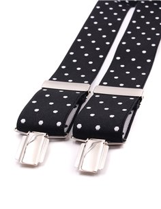 Tirantes Negro lunares blancos X/Y 2