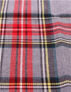 PAÑUELO  CUADROS GRIS 2